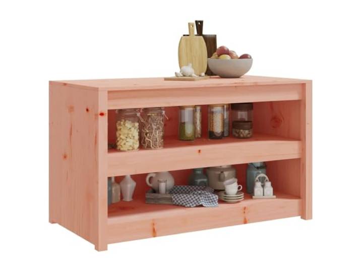 KTHLBRH Küchenschrank MEPPEL 106 x 55 x 64 cm Massives Douglasienholz, großer Stauraum, modulares Design für den Garten