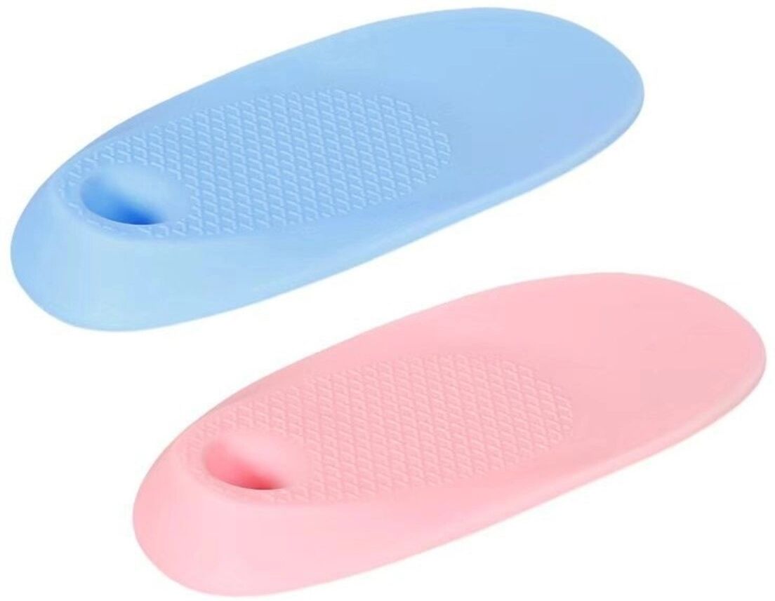INF Butée de porte en silicone anti-pincement - Cale réglable antidérapante pour sécurité des animaux et ventilation Rose