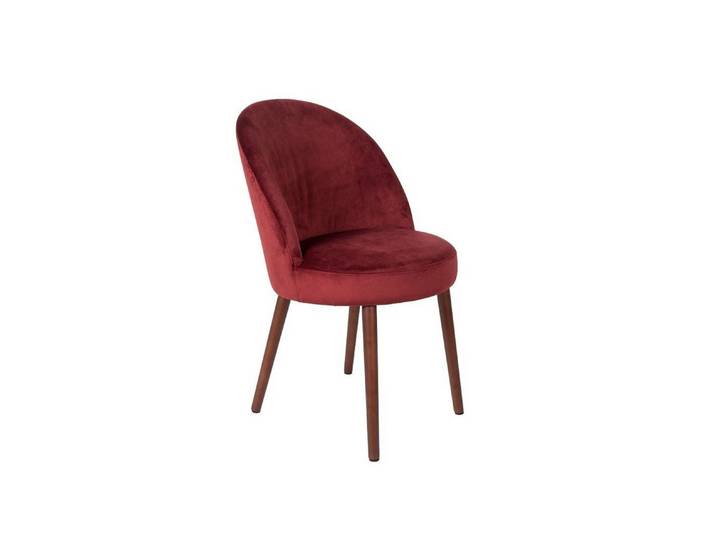 Dutchbone Esszimmerstuhl Retro Esstischstuhl Barbara Samt verschiedene Farben