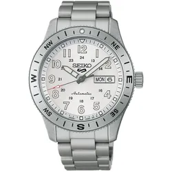 Seiko 5 Sports Field series 41mm, Edelstahl, Automatik, Weiß Herrenuhr HDB007K1
