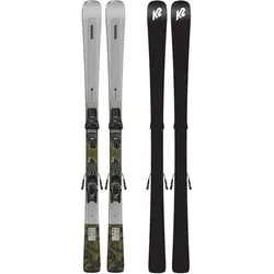 K2 Herren Ski DISRUPTION 76 CTI - M3 11 Compact Quikclik black - anthracite SET, Größe 163 in Silber Silber