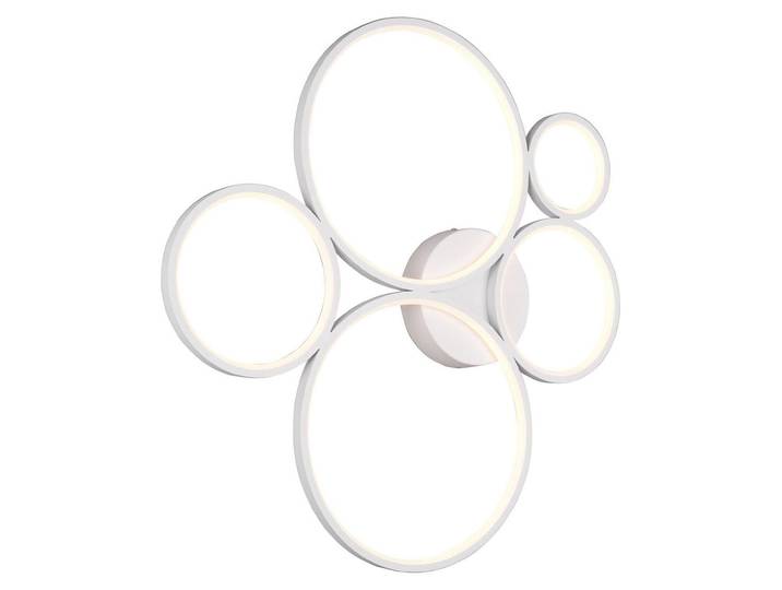 RONDO plafonnier moderne intégré LED blanc Trio 622610531