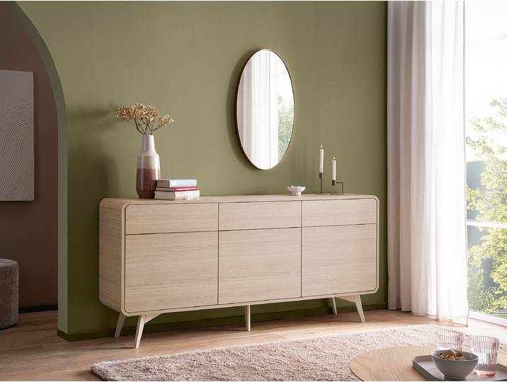 Sideboard 180cm Braun/Beige