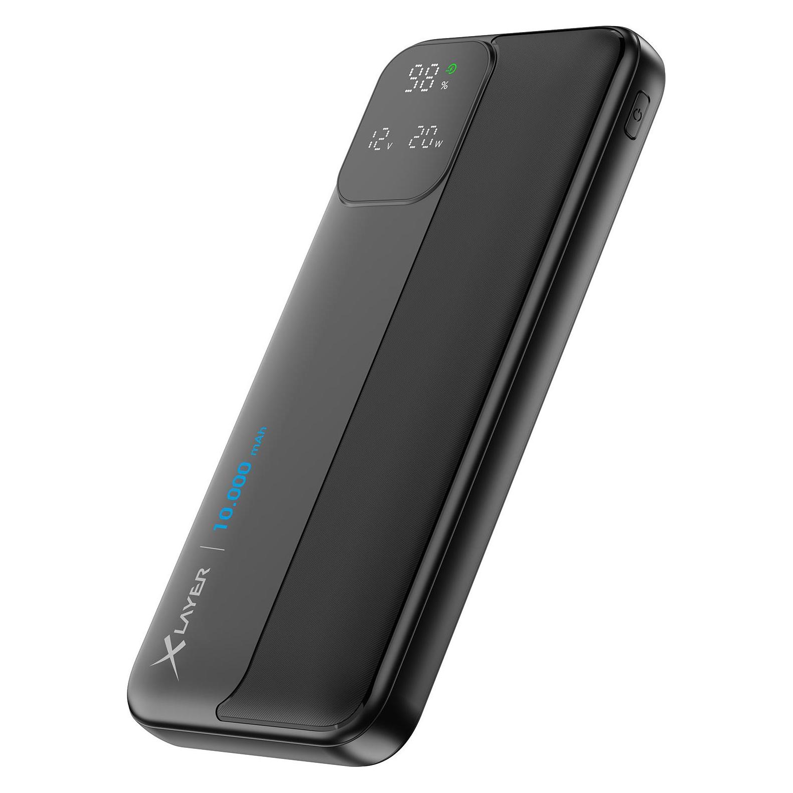 Xlayer Powerbank Rapid 10.000 mAh schwarz (10000 mAh, 20 W, 37 Wh) (220547)