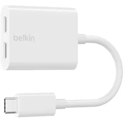Belkin RockStar™ 60 W 2x USB-C Audio- und Ladeadapter, weiß