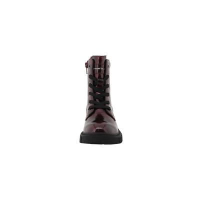 Winterstiefel TOM TAILOR "Tom Tailor Stiefel", Damen, Gr. 31, bordo, Polyurethan, Schuhe Winterstiefel