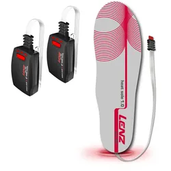 LENZ HEAT 1.0 Sole 2026 grey/red inkl. LITHIUM INSOLE RCB 1200 Pack
