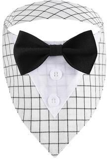 Uplifted Finds Sucado Red Carpet Wedding Tuxedo Bandana white xs