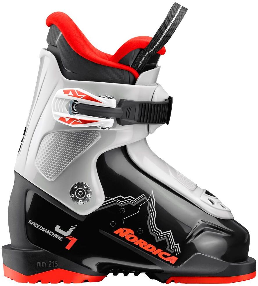 Nordica  - Speedmachine J 1 Black Grey Red - 19.5 - Chaussures de Ski