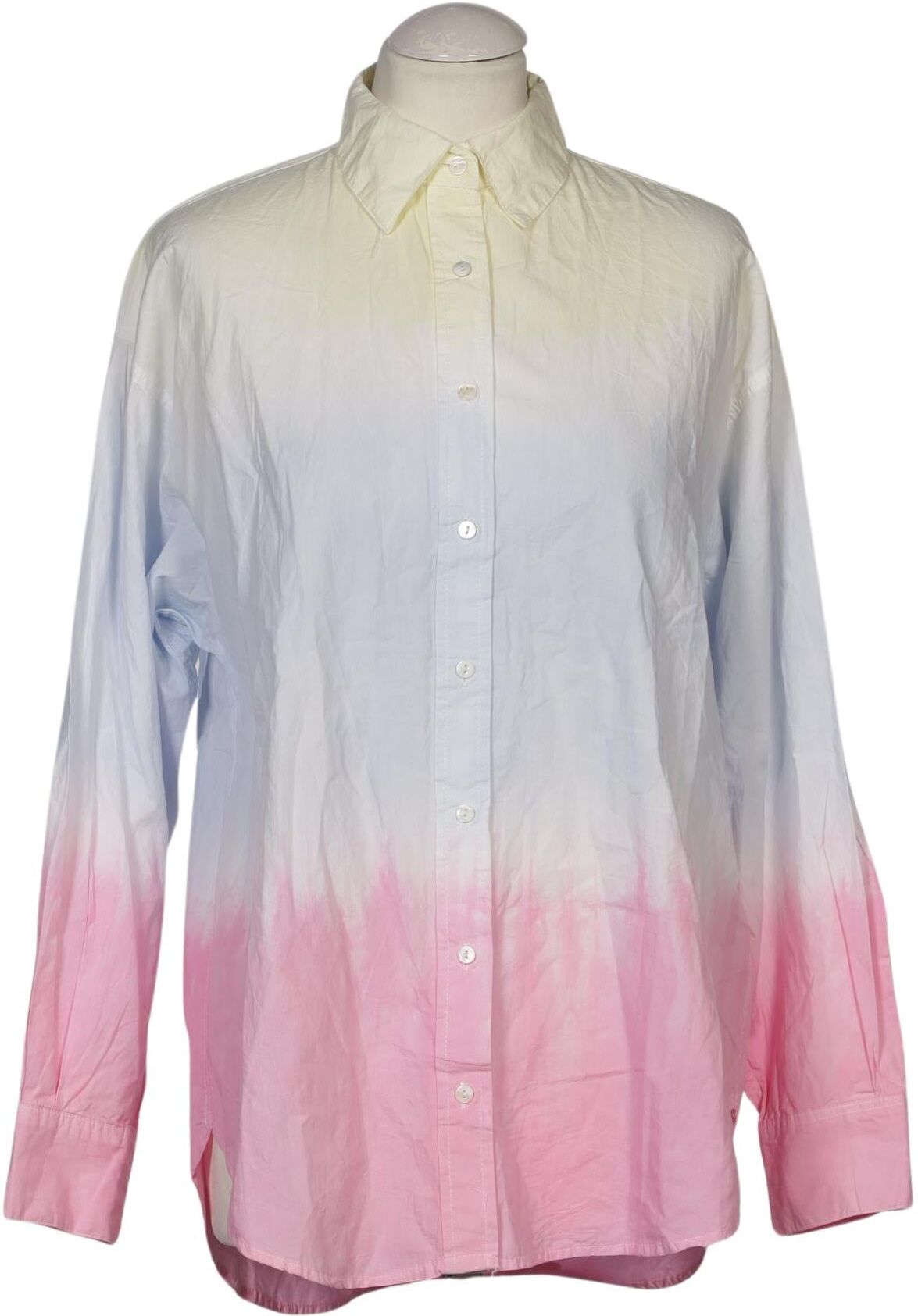 Stradivarius Damen Bluse, Mehrfarbig, Gr. S, Baumwolle - Second Hand