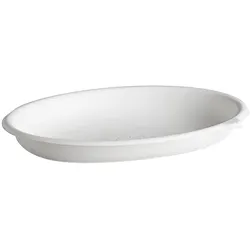MONOUSO - Ökologische Verpackung Oval Weiß 710ml (300 Stück)