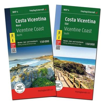 freytag & berndt Wanderkarten-Set Costa Vicentina 1:50.000, Sonstige von , KOMPASS Freytag & Berndt, 978-3-7079-2076-5