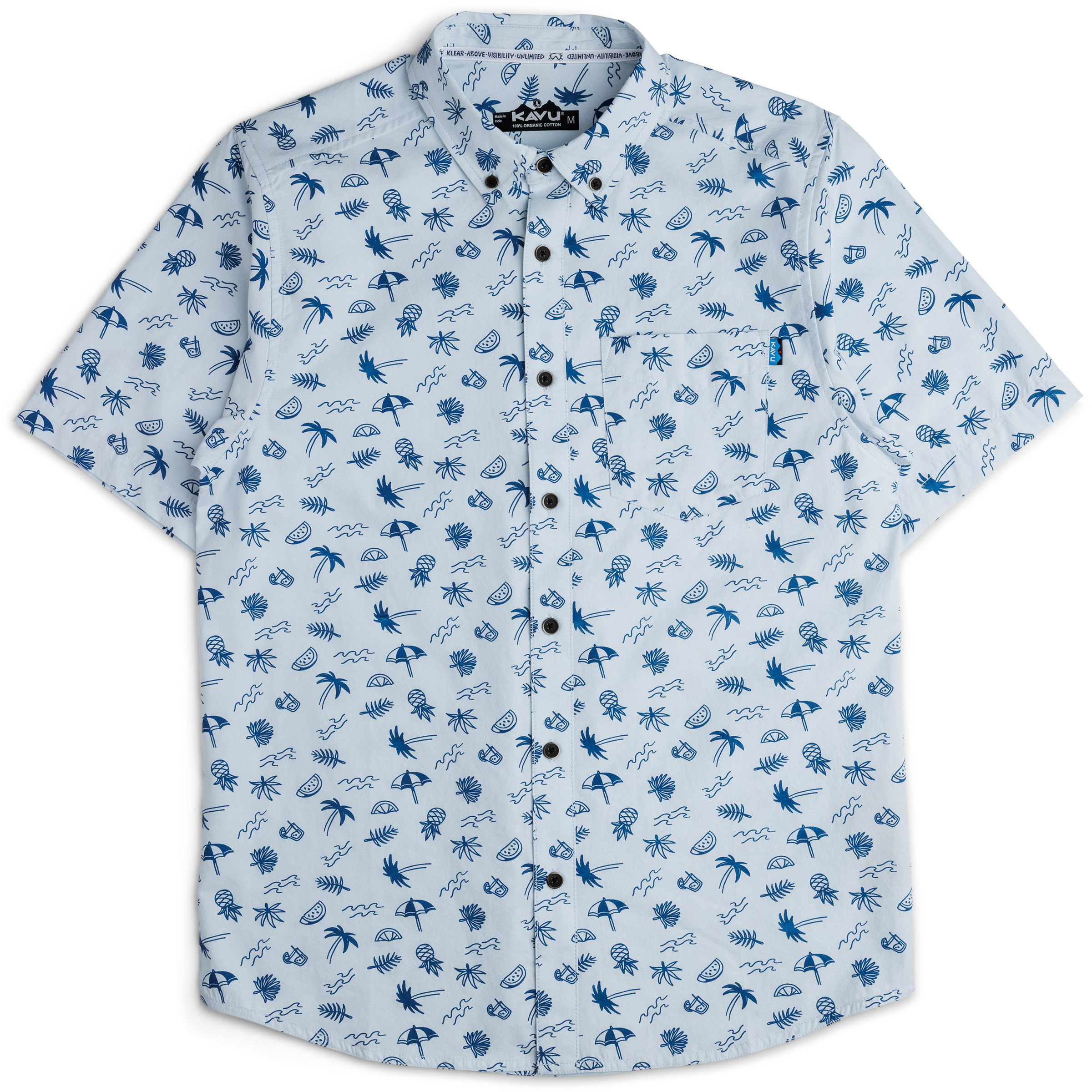 Kavu Juan Herren Hemden blau Größe M Lifestyle Widerstandsfähig