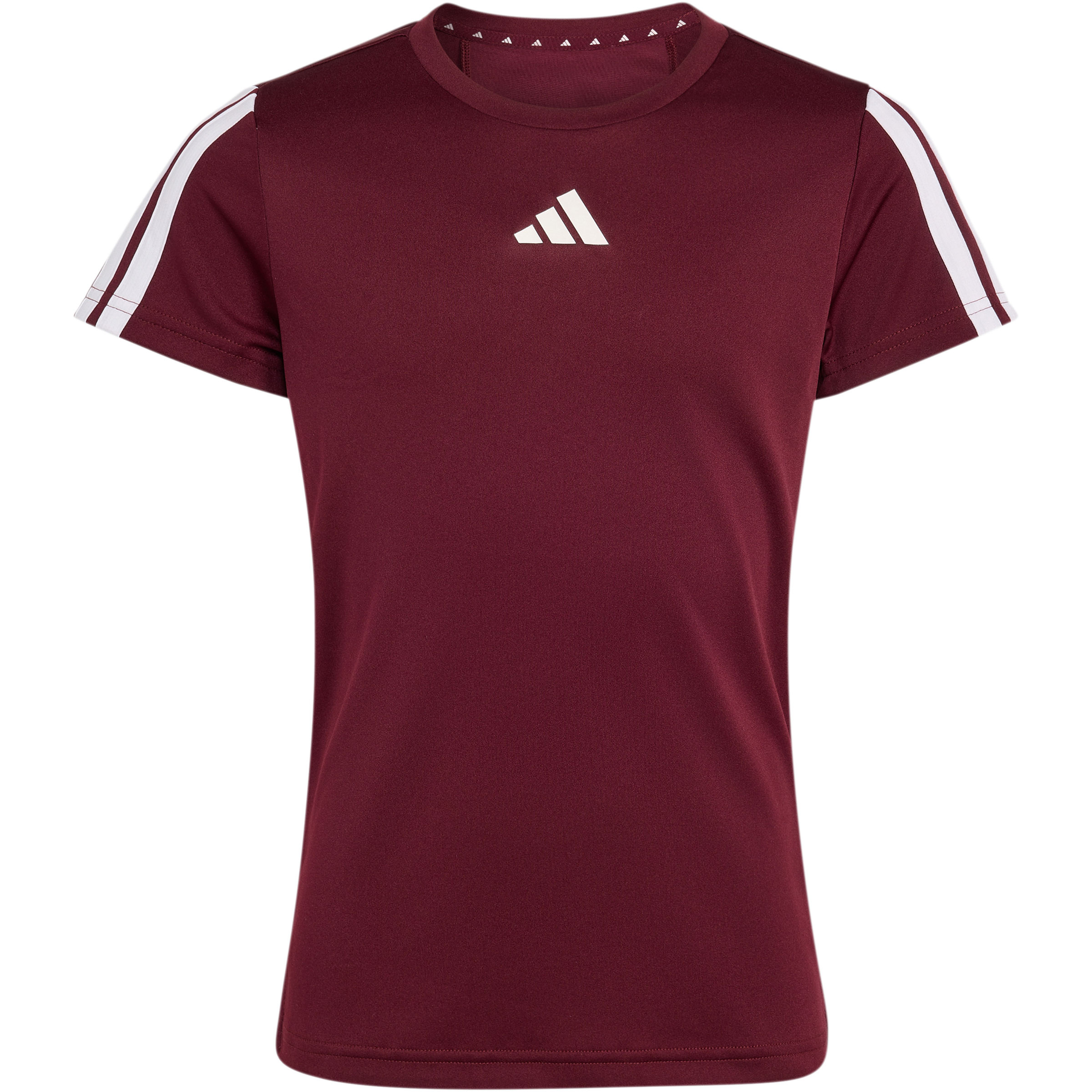 adidas Essentials 3-Stripes Kinder T-Shirts rot Größe 140 Laufen | Lifestyle | Training & Fitness Elastisch
