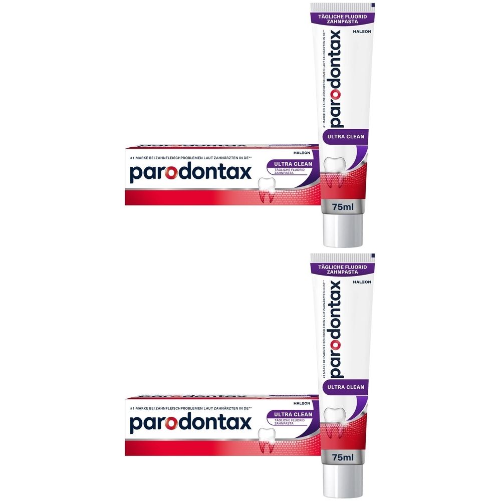 PARODONTAx Ultra Clean x2 2x75 ml Zahncreme