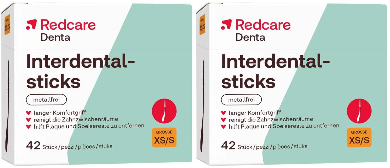 Redcare Interdentalsticks (Metallfrei) Dreierpack 3x42 St Zahnbürste