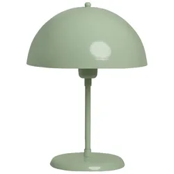 Bamyum Lipeo Kleine Tischlampe 30cm, Pilz Lampe Metall, Minzgrün Lampe