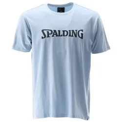 Spalding, Herren, Sportshirt, T-Shirt Logo Men SS23 (L), Blau