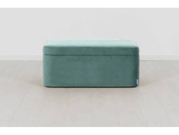 Polsterhocker 02, Bergblau