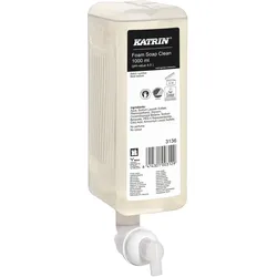 Katrin, Handseife, Saebe skum Refill til Dispenser uden Farve/Parfume 1 ltr,6 fl x 1 ltr/krt (1000 ml)
