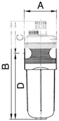 Riegler Nebelöler »multifix «, mit Polycarbonatbehälter, BG 3, G 3/4 (L 34 K)