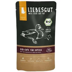 Katze Nassfutter - Ente mit Mangold und Reis 100g