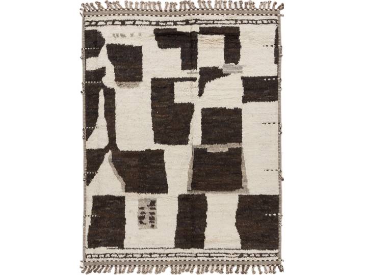 Berber Atlas Teppich 208x272 Handgeknüpft Modern Orientteppich Designteppich Wolle