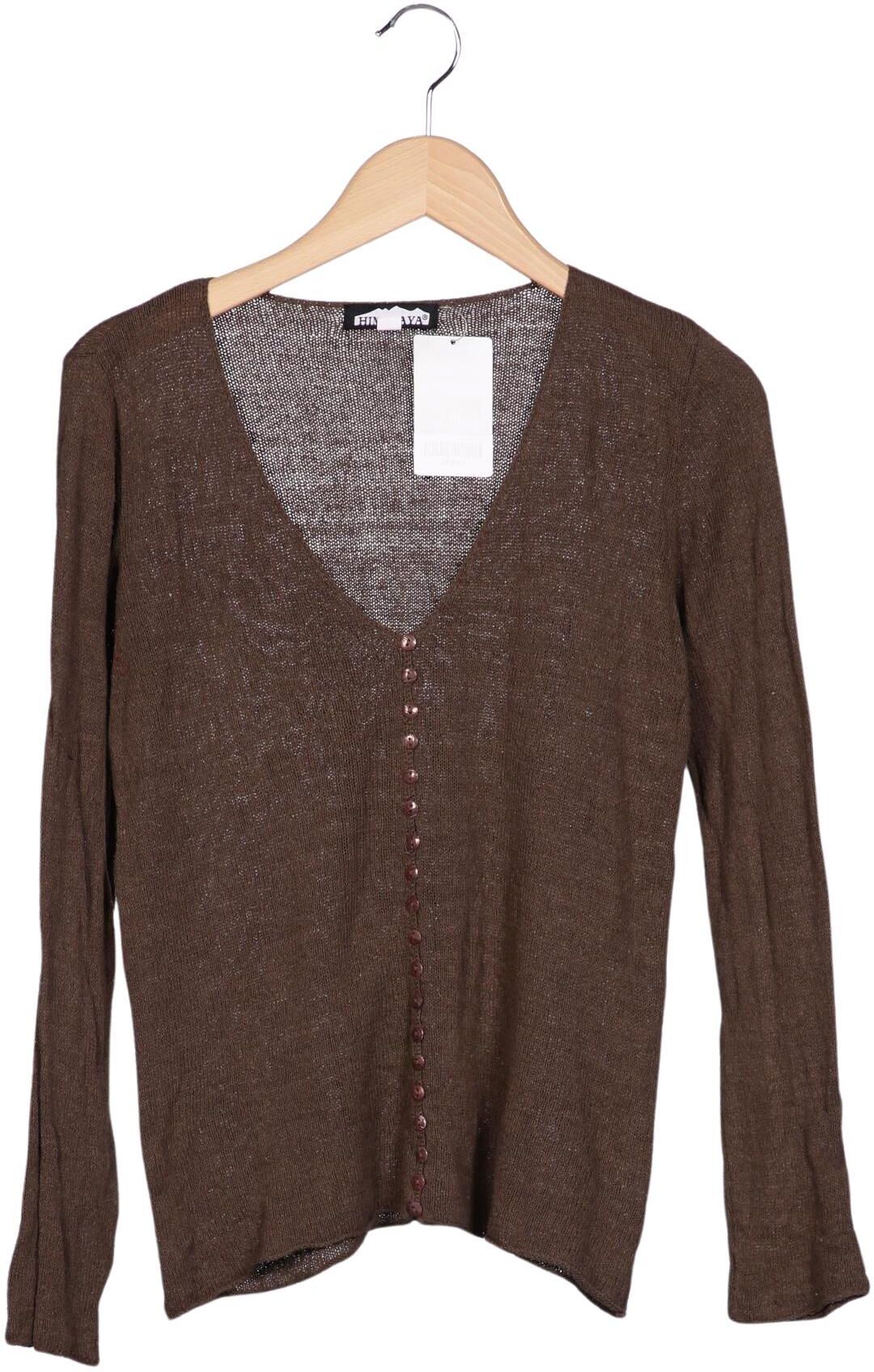 Himalaya Damen Pullover, Braun, Gr. M, Seide - Second Hand