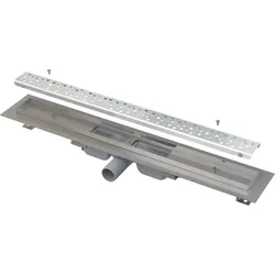 Alcadrain APZ111-750M Low Duschrinne Antivandal mit Rost