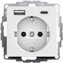 Gira, Steckdose, USB-Spannungsversorgung