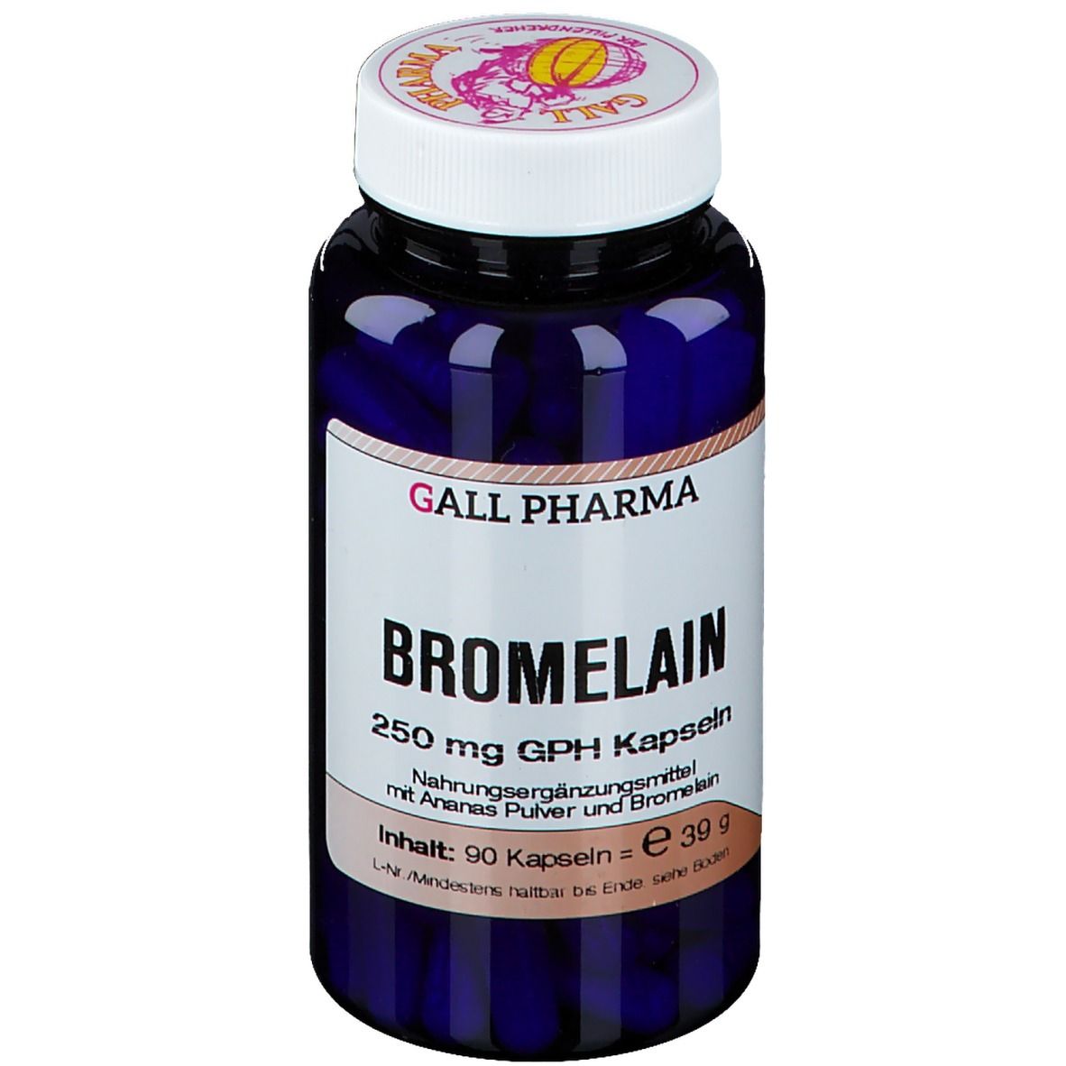 Bromelain 250 mg GPH Kapseln 90 St
