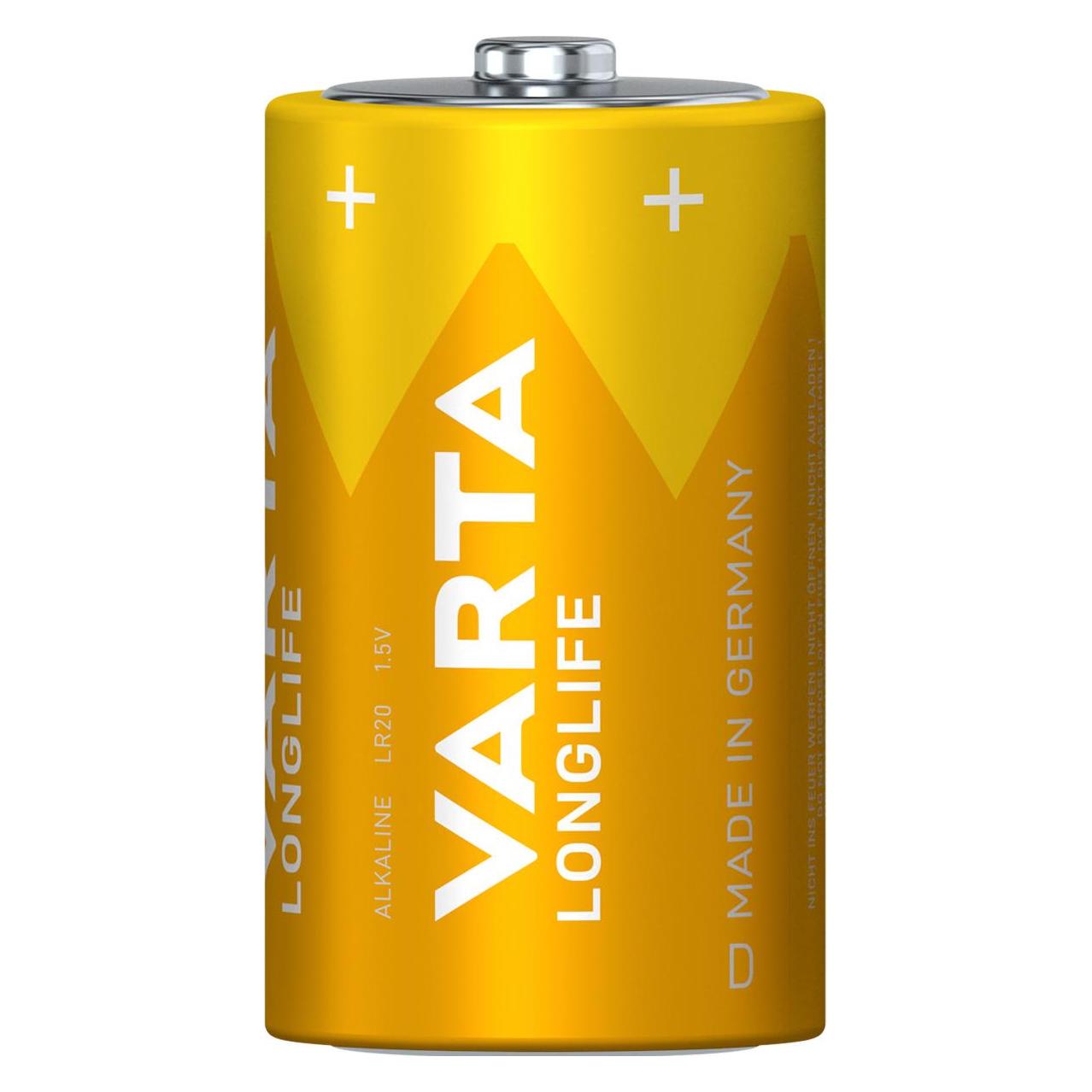 Varta Longlife (4 Stk., D, 16000 mAh) (04120 101 304)