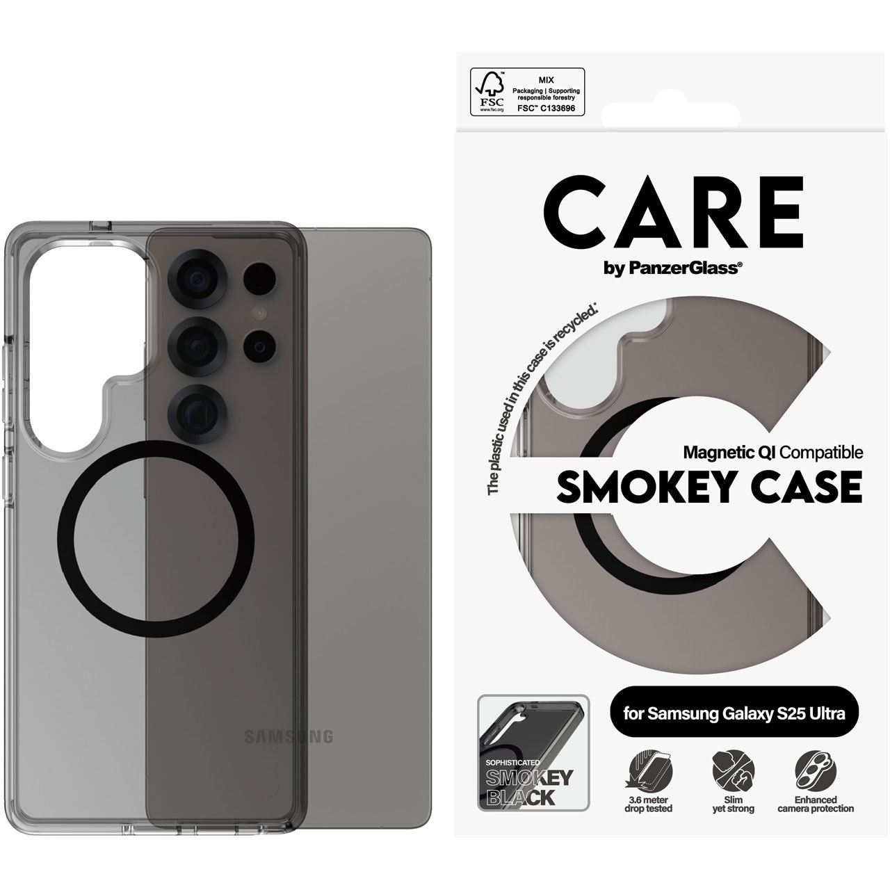 PanzerGlass CARE Urban Combat Galaxy S25 Ultra schwarz