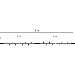 Scharnberger+Hasenbein LED-String Lite 160 2x4m 58564