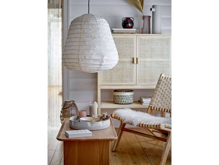 Leena Pendelleuchte Nature/Paper - Bloomingville - Wohnzimmer - Papier / Karton