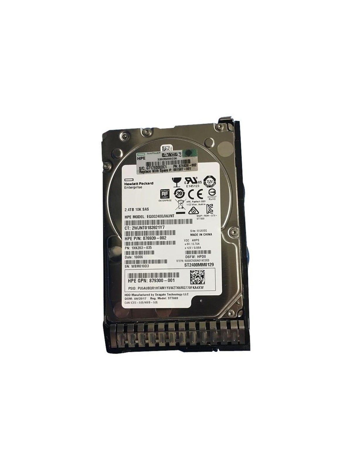 HP E Enterprise - 2.4TB - Festplatten - 881507-001 - SAS3 - 2.5"