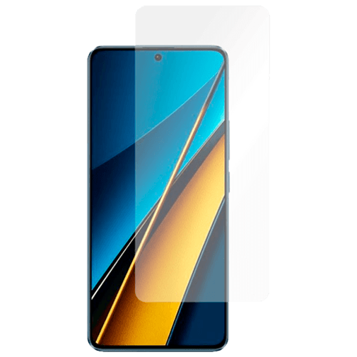 Just in Case Gehärtetes Glas Clear Displayschutzfolie Poco X6