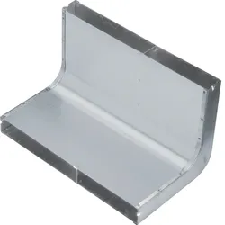 Hager UKK340382 Vertikalkrümmer 2-zügig aus Stahlblech zu UK 340x38mm