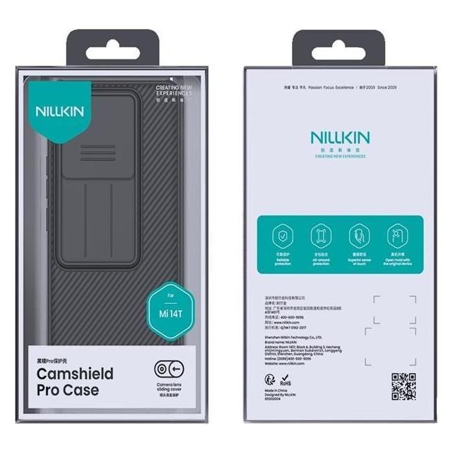 Nillkin Rückwandabdeckung Xiaomi - CamShield PRO Hard Case für Xiaomi 14T Schwarz (57983123540)