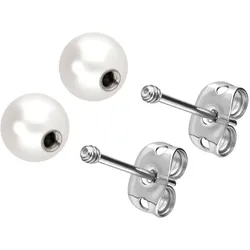 Titan Ohrstecker ECHTE FRISCHWASSERPERLE