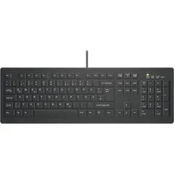 Active Key AK-C8100F-U1-B/GE (DE, Kabelgebunden), Tastatur, Schwarz