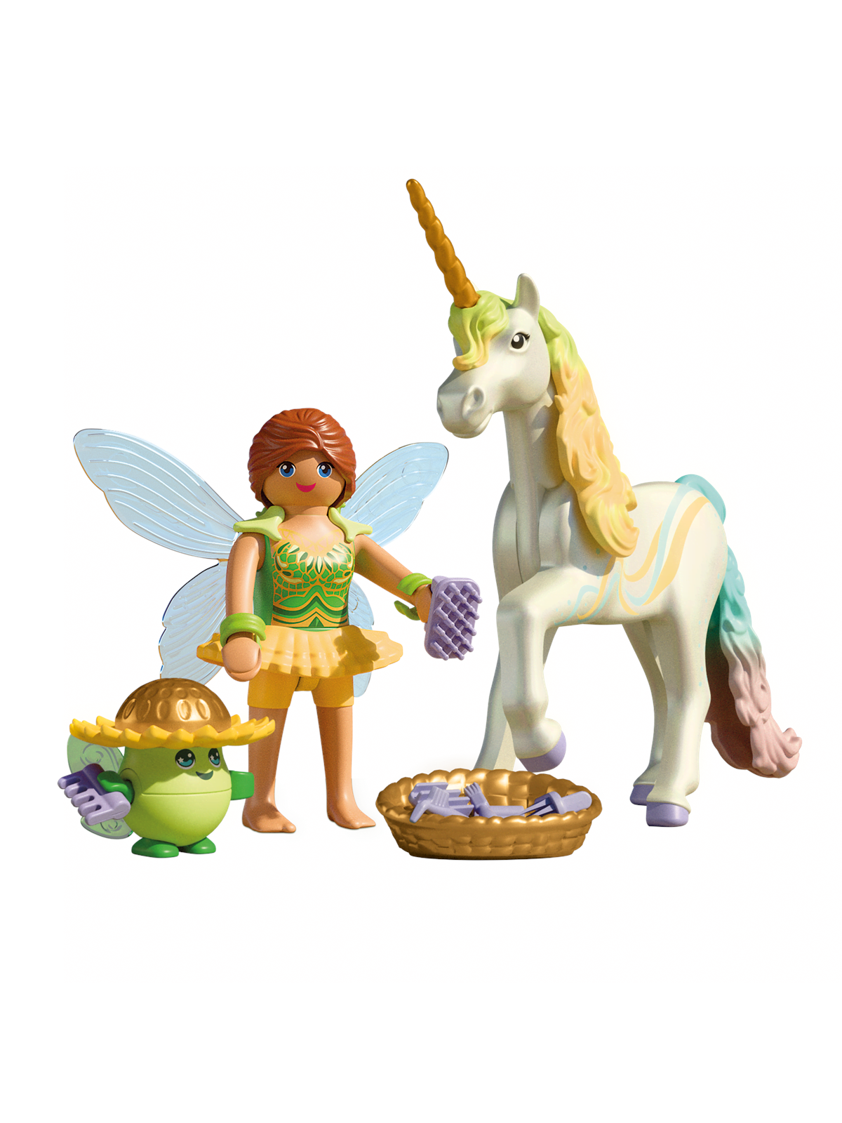 Playmobil Sammel-Einhorn: Regenbogenblume mit Fee