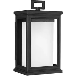 Generation Lighting (Feiss) Roscoe Außenwandleuchte Schwarz strukturiert E27 IP44