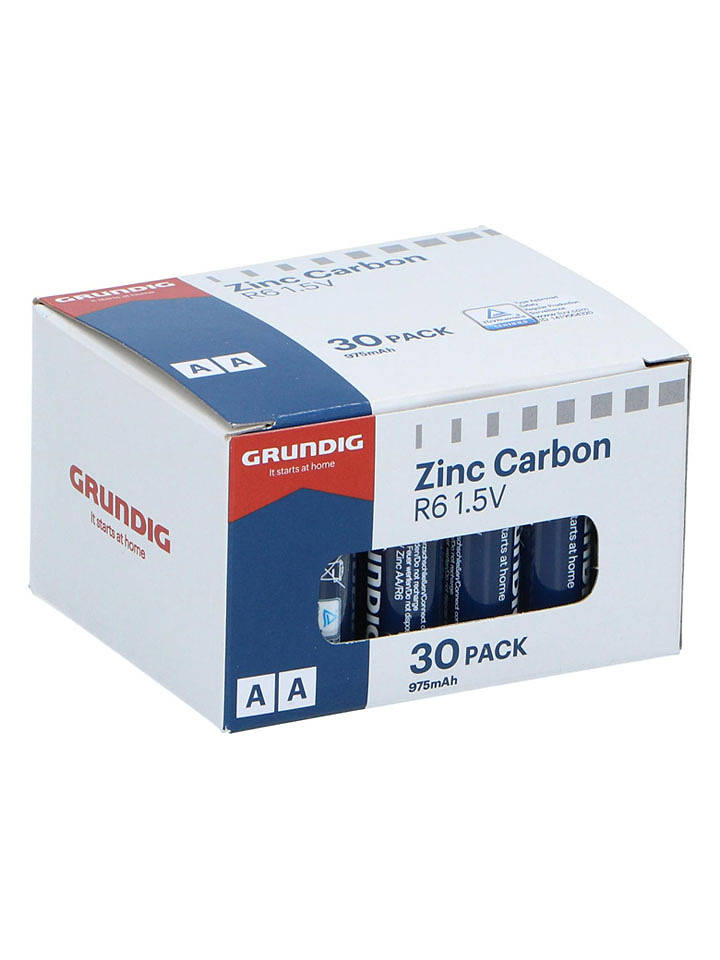 GRUNDIG Batterien - AA/R6 975mah - 30 Stück - onesize