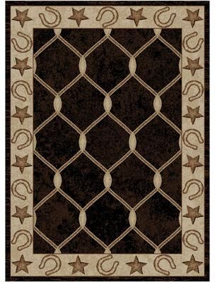 Mayberry Rug American Destination Midnight Trail Black Lodge Area Rug
