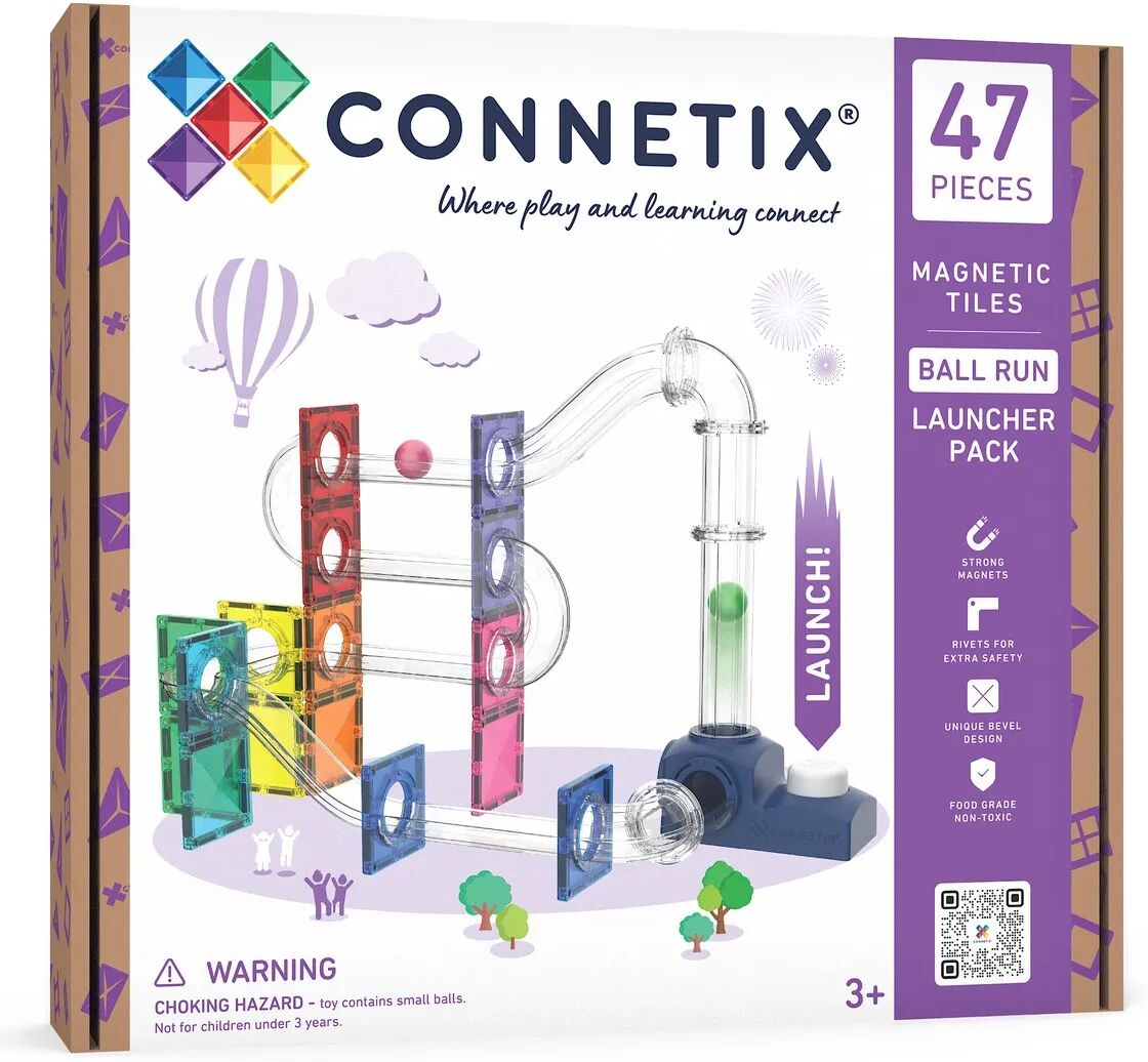 Connetix Ball Run Launcher pack - 47 pièces Rainbow taille unique