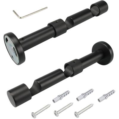 Doppelträger LIEDECO, schwarz, Ø:1,6cm, Gardinenstangenhalterungen, für Gardinenstangen Ø 16 mm