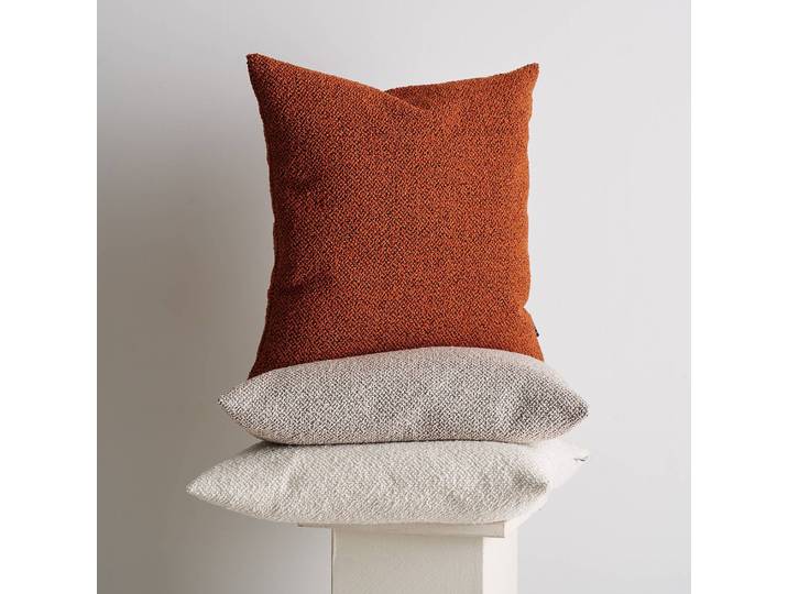 Coussin Tony II Orange/Orange 45 x 45cm Tissu