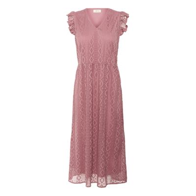 Midikleid CREAM "Kleid CRDanika", Damen, Gr. 44, N-Gr, rosa (nostalgia rose), Obermaterial: 100% Polyester PES., Kleider Midikleid