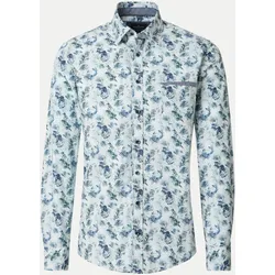 Casual-Fit Freizeithemd mit Floral-Muster Mehrfarbig L